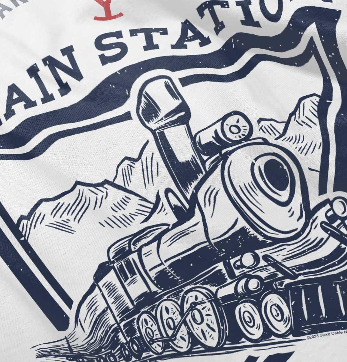 imageY Yellowstone Ranch Train Station Toddler Boy Girl T ShirtWhite