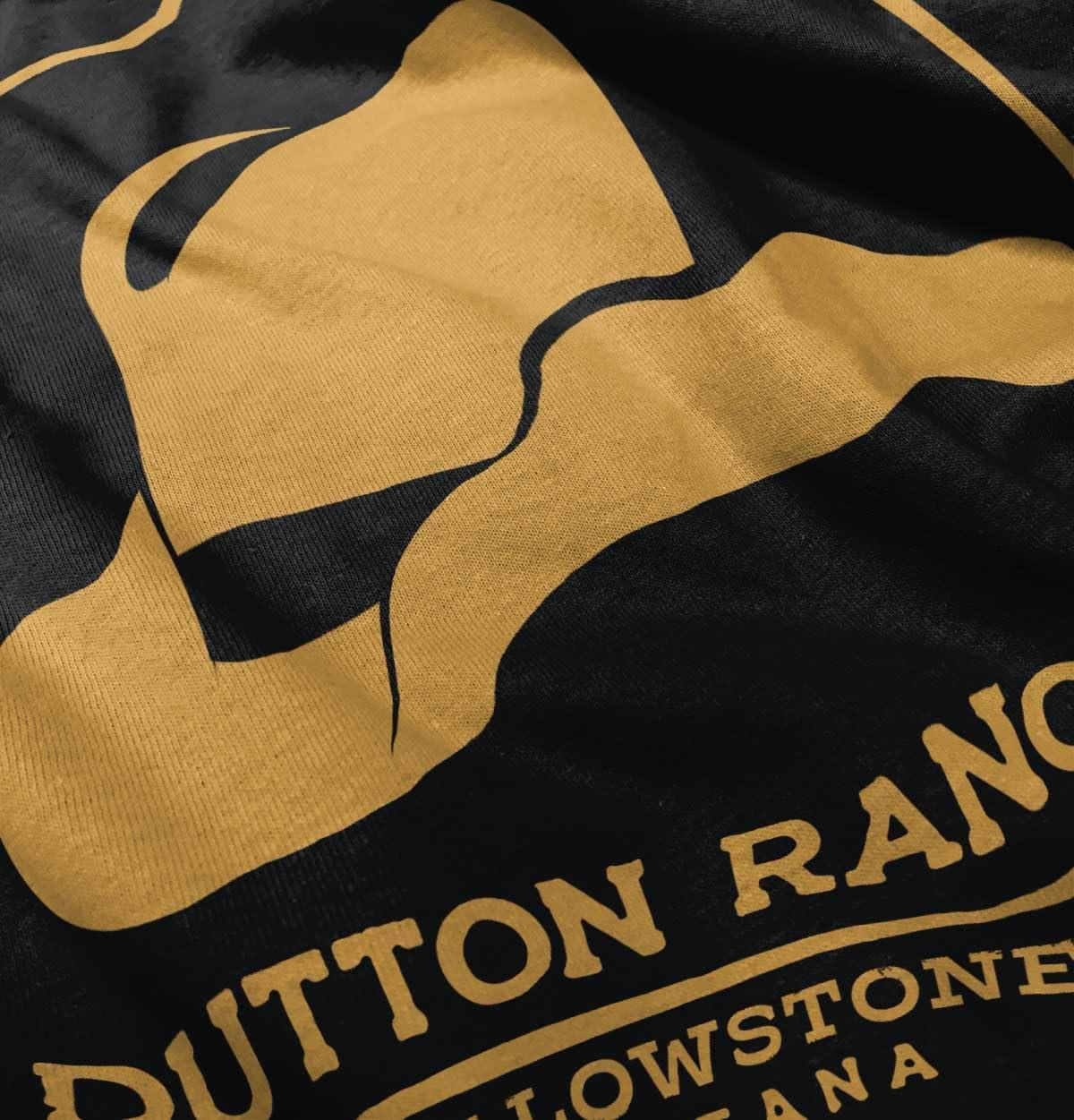 imageYellowstone Dutton Ranch Cowboy Hat Toddler Boy Girl T ShirtBlack