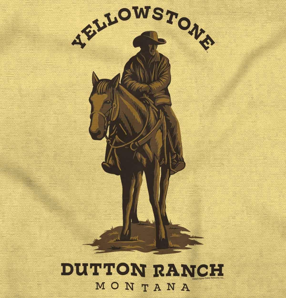 imageYellowstone Dutton Ranch Cowboy Toddler Boy Girl T ShirtButter