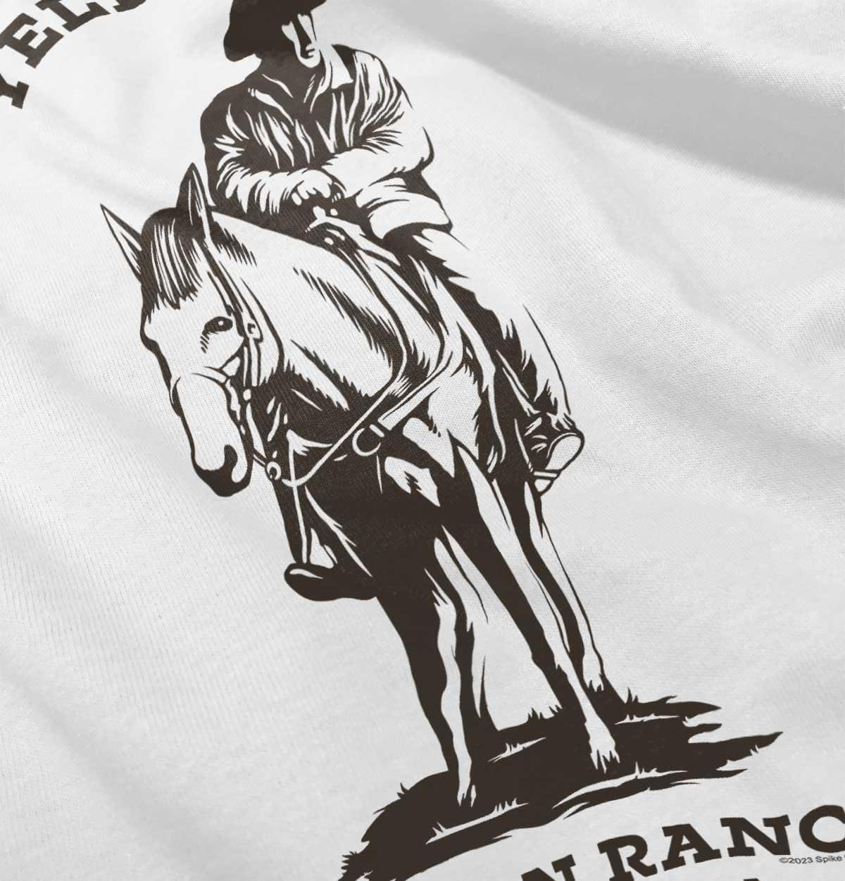 imageYellowstone Dutton Ranch Cowboy Toddler Boy Girl T ShirtWhite