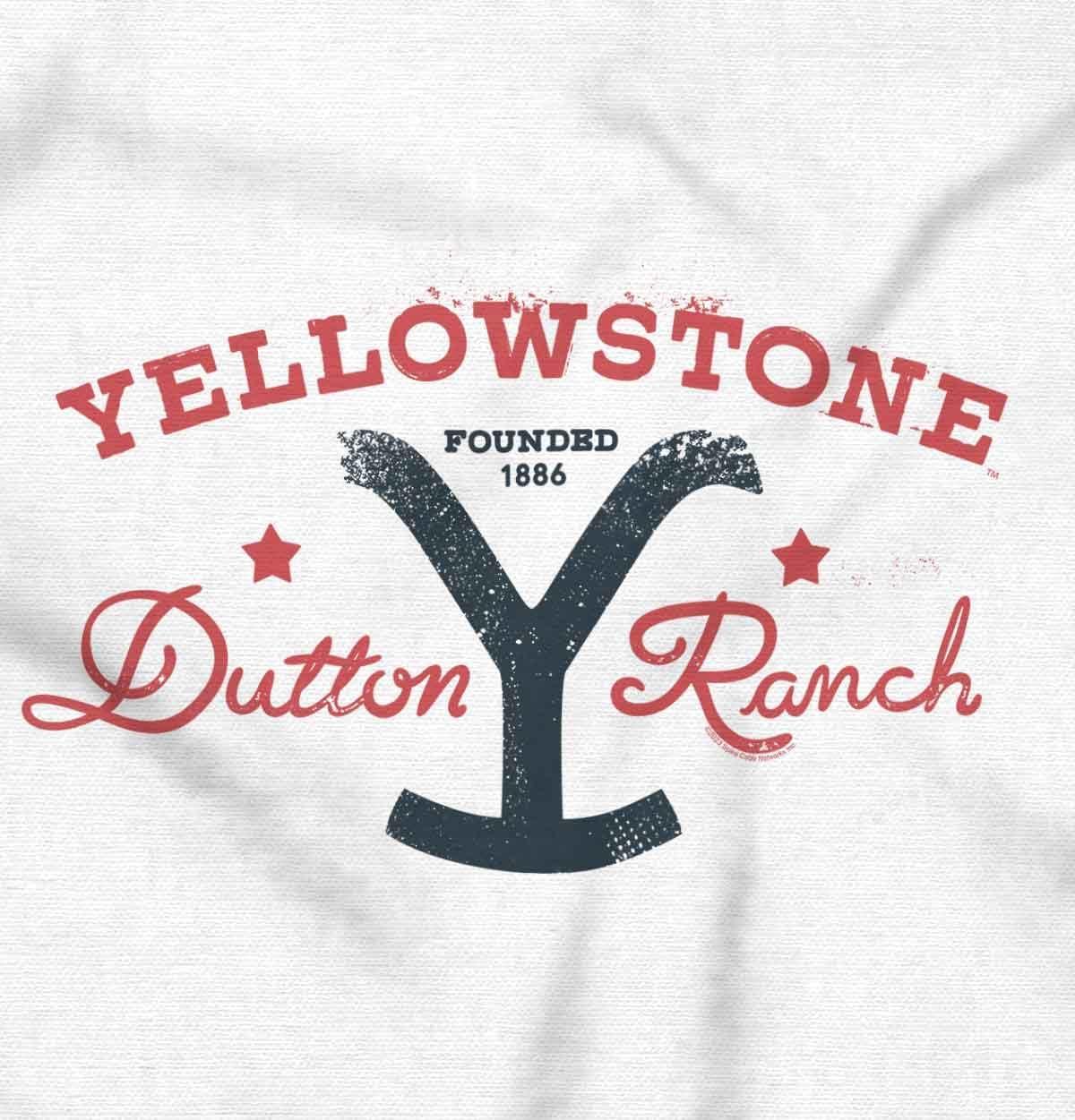 imageYellowstone Dutton Ranch Y Brand Logo Toddler Boy Girl T ShirtWhite