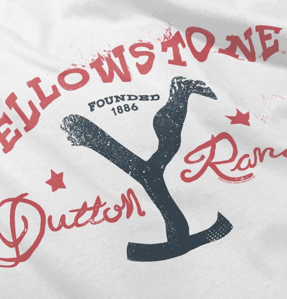 imageYellowstone Dutton Ranch Y Brand Logo Toddler Boy Girl T ShirtWhite