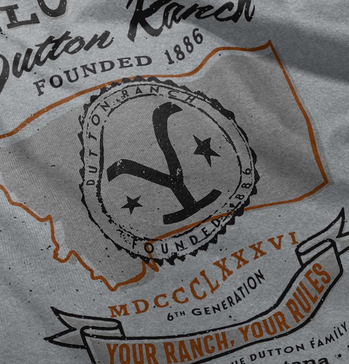 imageYellowstone Dutton Ranch Y Stamp Toddler Boy Girl T ShirtHeather