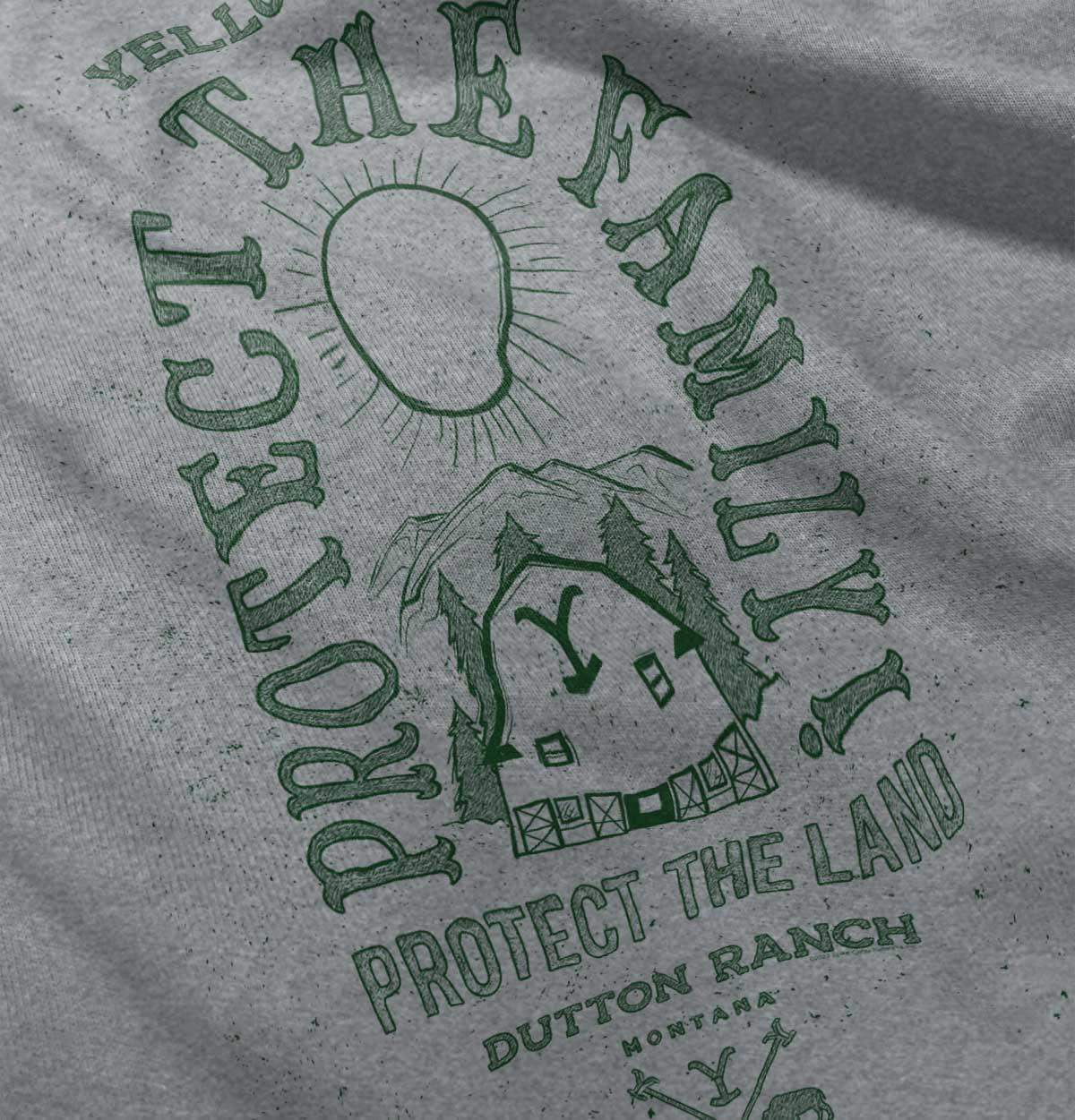 imageYellowstone Protect The Family Barn Toddler Boy Girl T ShirtHeather