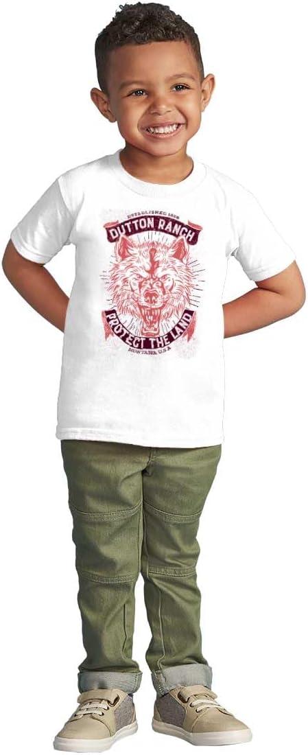 imageYellowstone Protect The Land Wolf Toddler Boy Girl T ShirtWhite