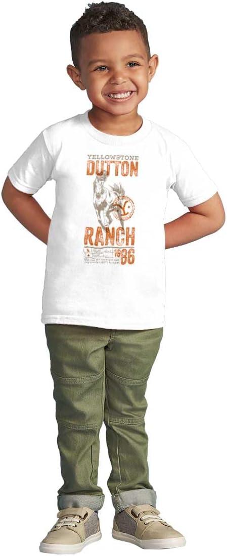 imageYellowstone Ranch Horse Last Ride Toddler Boy Girl T ShirtWhite