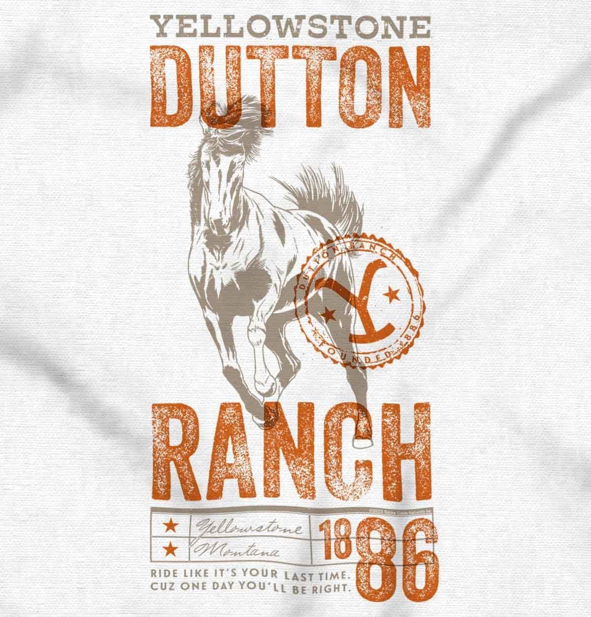 imageYellowstone Ranch Horse Last Ride Toddler Boy Girl T ShirtWhite