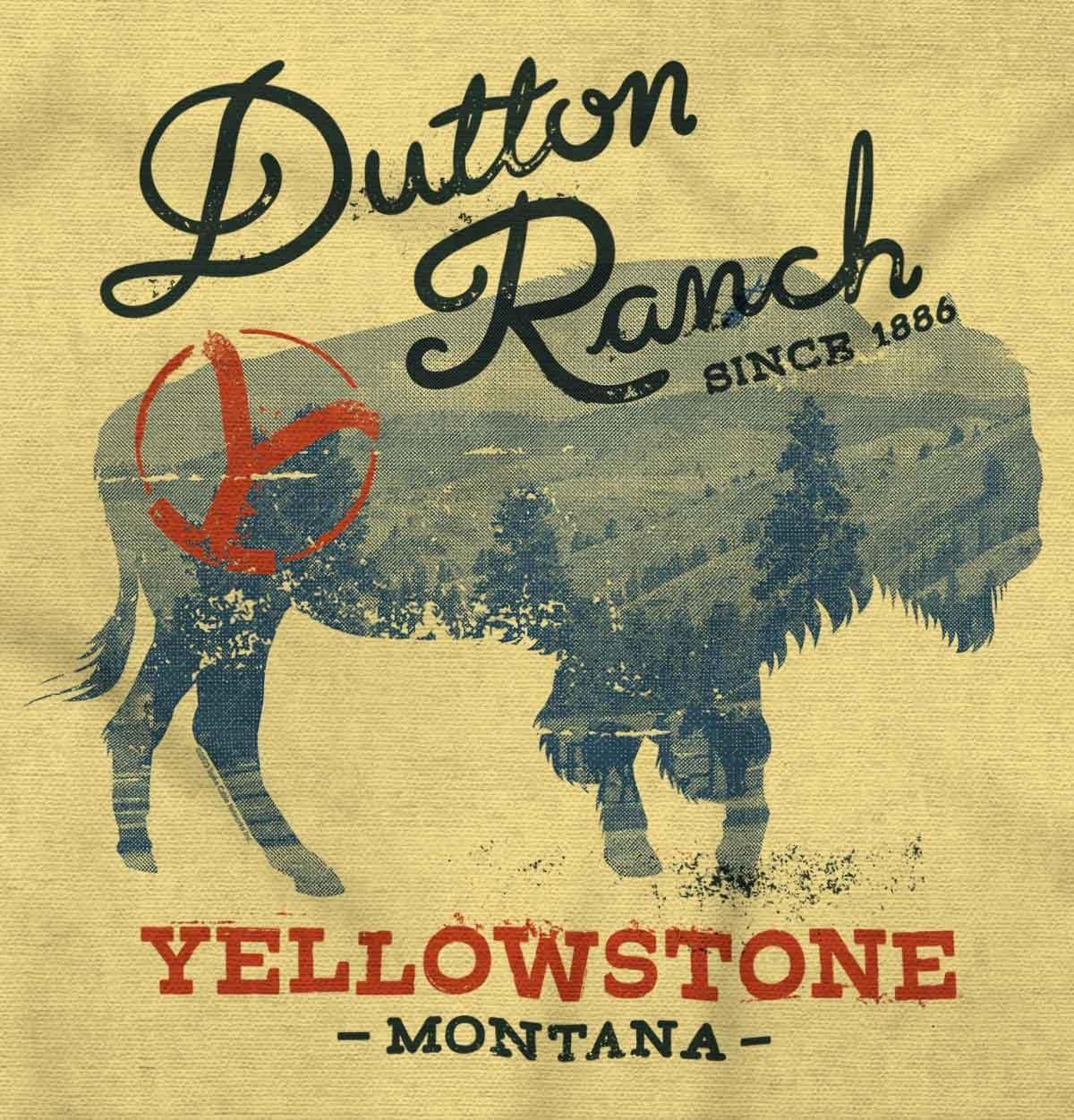 imageYellowstone Ranch Montana Buffalo Toddler Boy Girl T ShirtButter