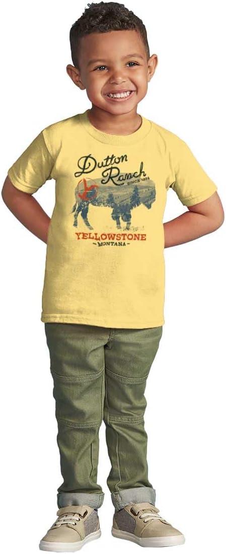imageYellowstone Ranch Montana Buffalo Toddler Boy Girl T ShirtButter
