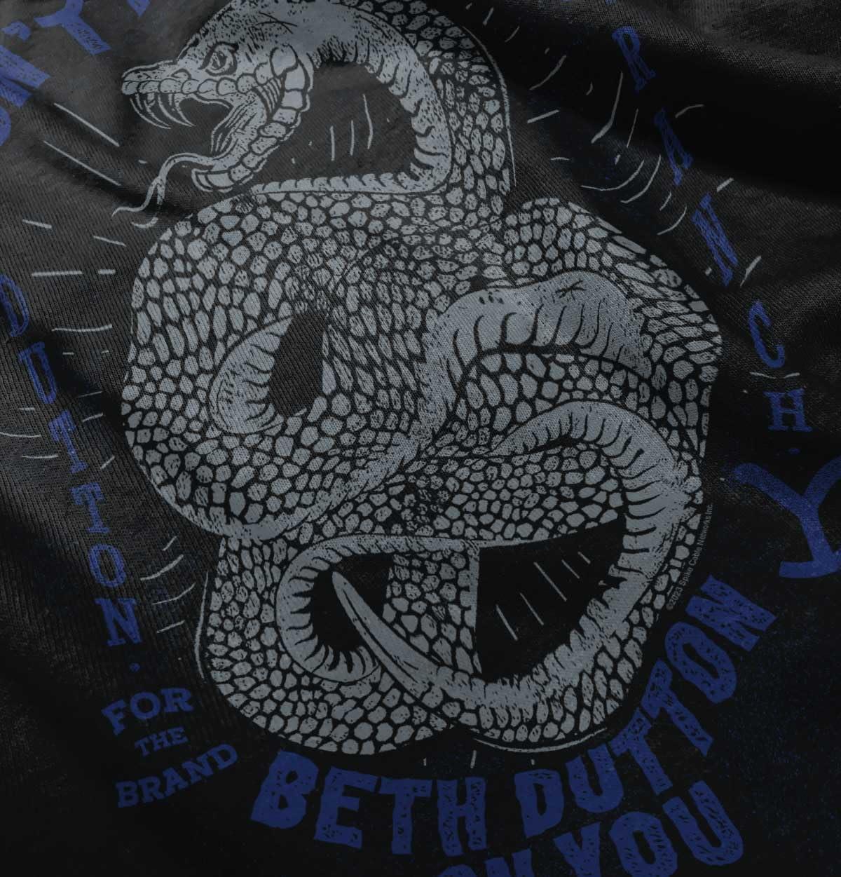 imageYellowstone Snake Beth Dutton On You Toddler Boy Girl T ShirtBlack