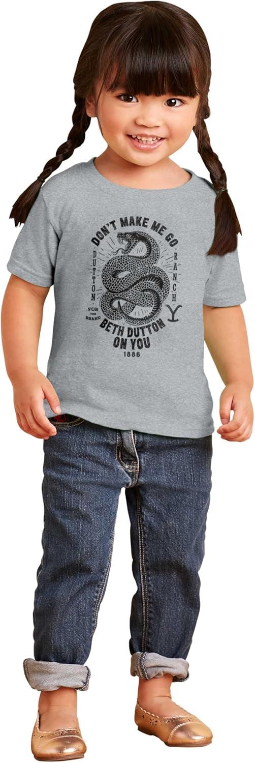 imageYellowstone Snake Beth Dutton On You Toddler Boy Girl T ShirtHeather