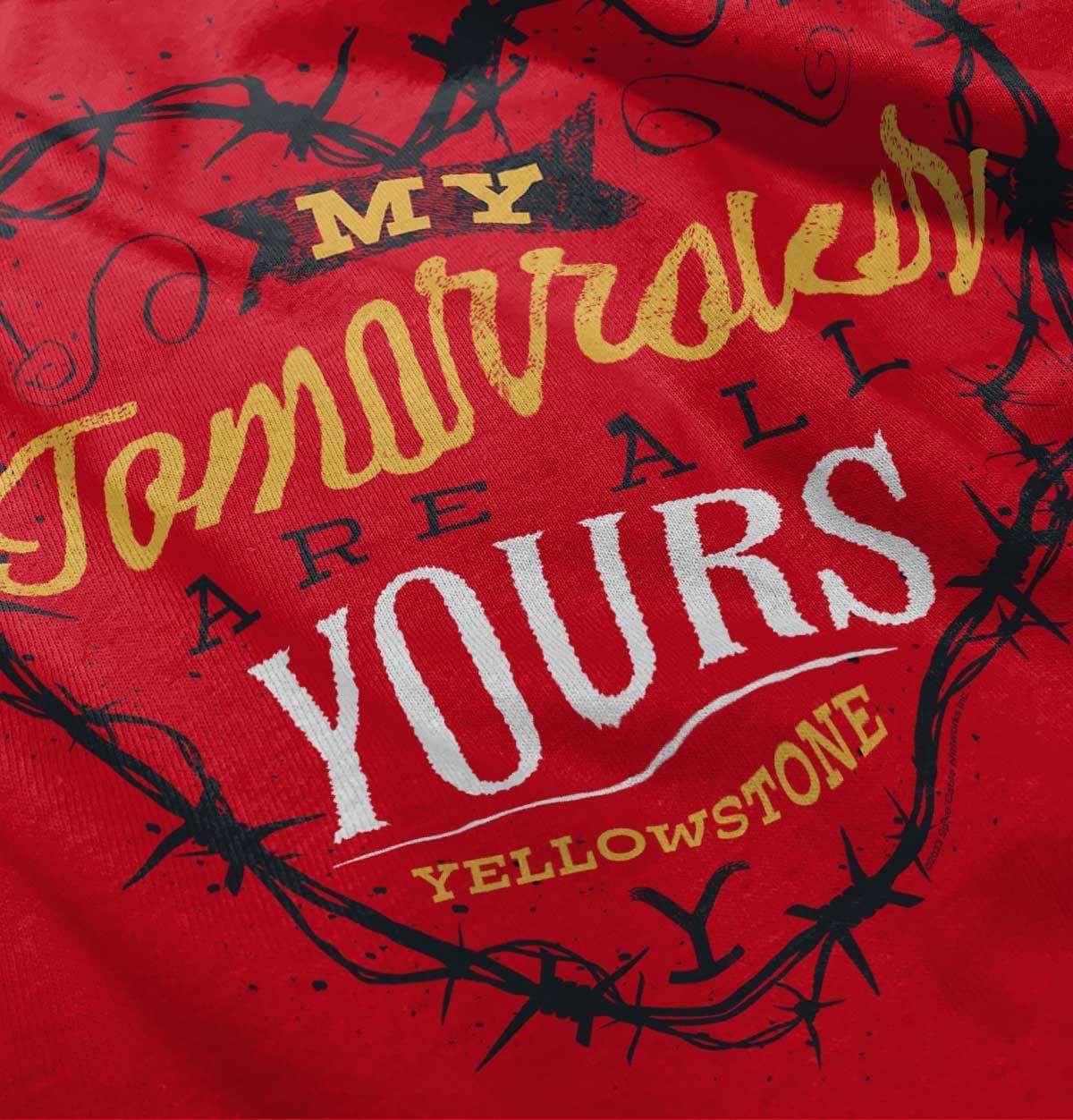 imageYellowstone Tomorrows are All Yours Toddler Boy Girl T ShirtRed
