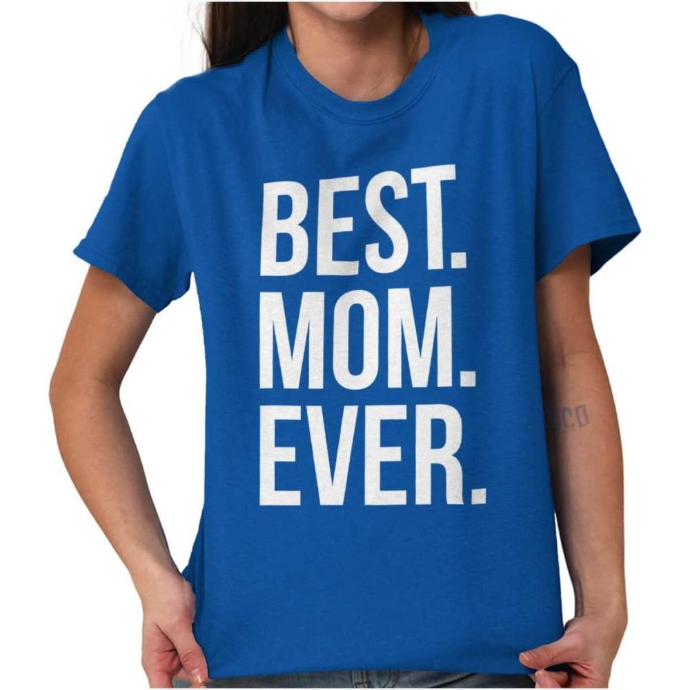 imageBrisco Brands Best Mom Ever Mama Mors Day Relative Womens Graphic T Shirt TeesRoyal