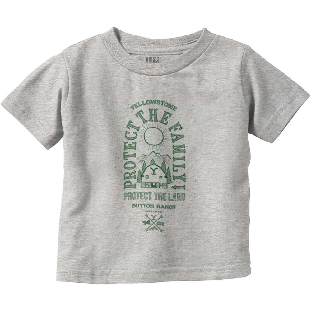 imageYellowstone Protect The Family Barn Toddler Boy Girl T ShirtHeather