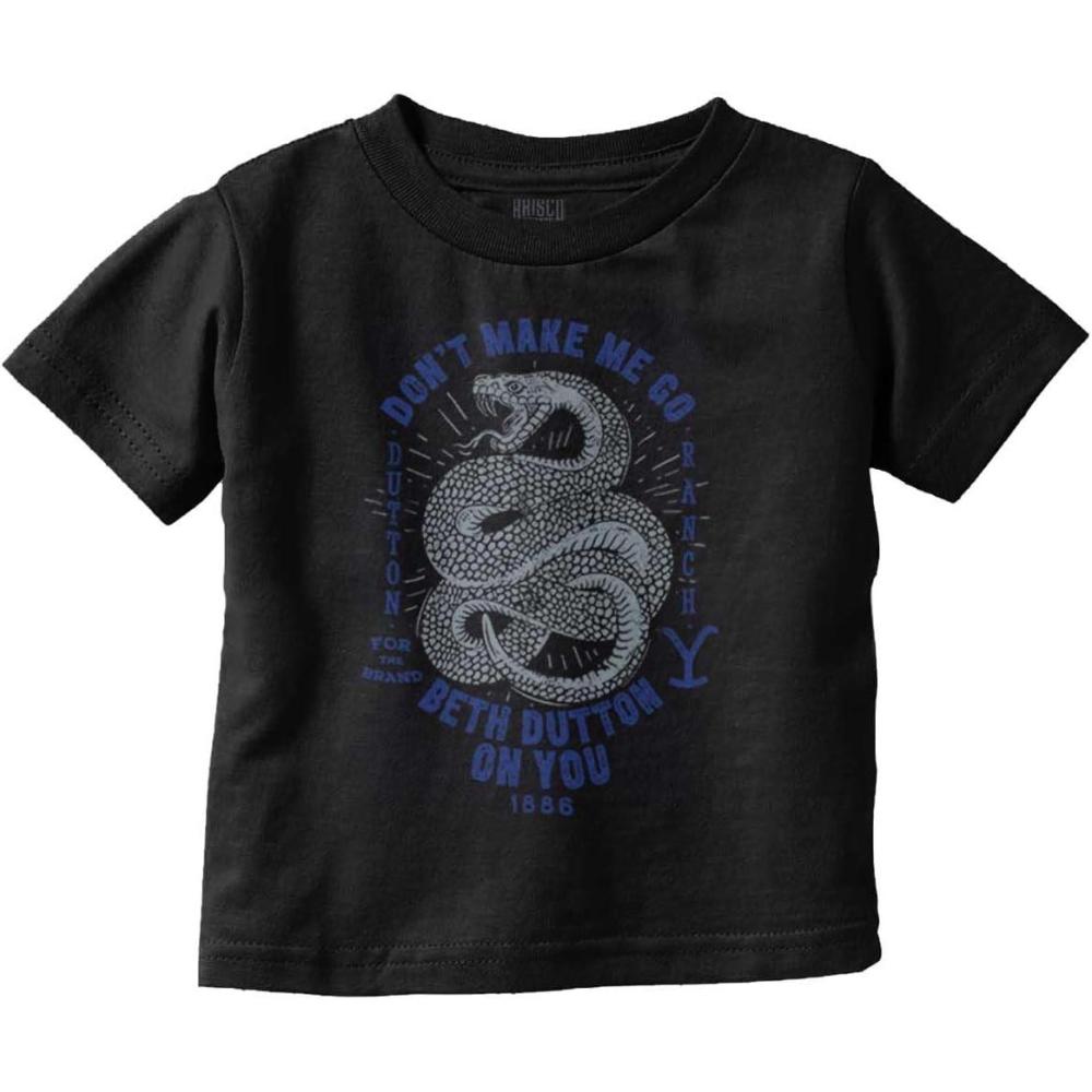 imageYellowstone Snake Beth Dutton On You Toddler Boy Girl T ShirtBlack