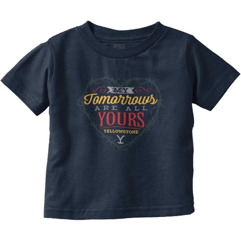 imageYellowstone Tomorrows are All Yours Toddler Boy Girl T ShirtNavy