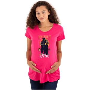 Brisco Brands Womens Maternity Yellowstone Lovers You Do It for Me T Shirt Tee(Hot Pink)