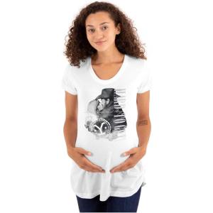 Brisco Brands Womens Maternity Yellowstone Past Playing Hard to Get T Shirt Tee
