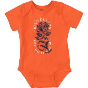 Brisco Brands Y Yellowstone Beth Dutton Rose Baby Romper Boys or Girls(Orange)