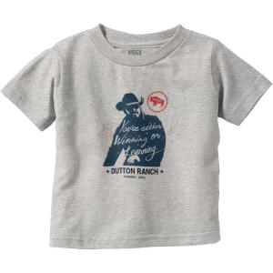 Brisco Brands Yellowstone Cowboy Winning or Losing Toddler Boy Girl T Shirt(Heather)