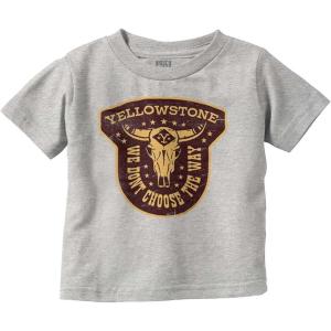 Brisco Brands Yellowstone We Don’t Choose The Way Toddler Boy Girl T Shirt(Heather)