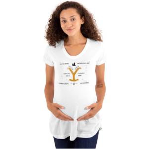 Womens Maternity Yellowstone for Brand Protect Land T Shirt Tee