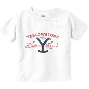 Yellowstone Dutton Ranch Y Brand Logo Toddler Boy Girl T Shirt(White)
