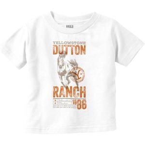 Yellowstone Ranch Horse Last Ride Toddler Boy Girl T Shirt(White)