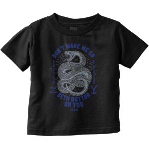 Yellowstone Snake Beth Dutton On You Toddler Boy Girl T Shirt(Black)