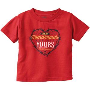 Yellowstone Tomorrows are All Yours Toddler Boy Girl T Shirt(Red)