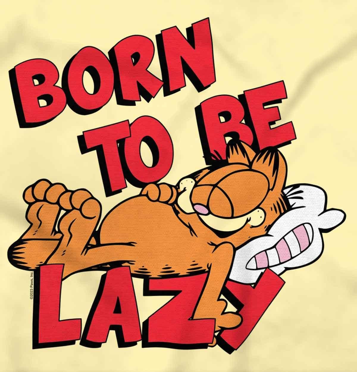 imageBrisco Brands Funny Garfield Cartoon Born Lazy Baby Romper Boys or GirlsBanana