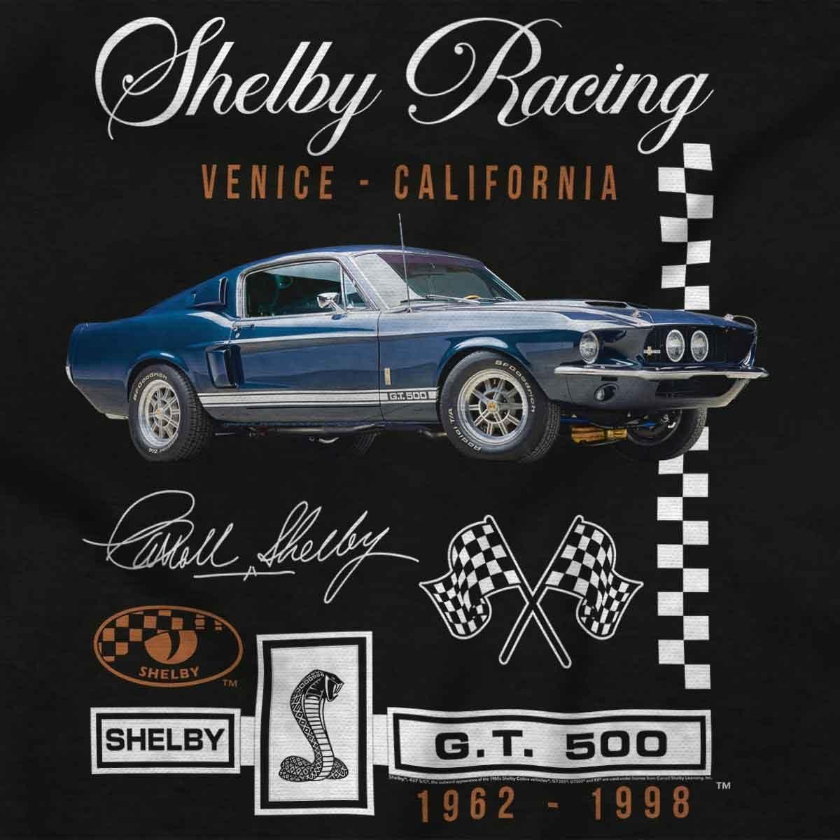imageBrisco Brands Shelby Racing Venice California Crewneck T Shirts Boy GirlBlack