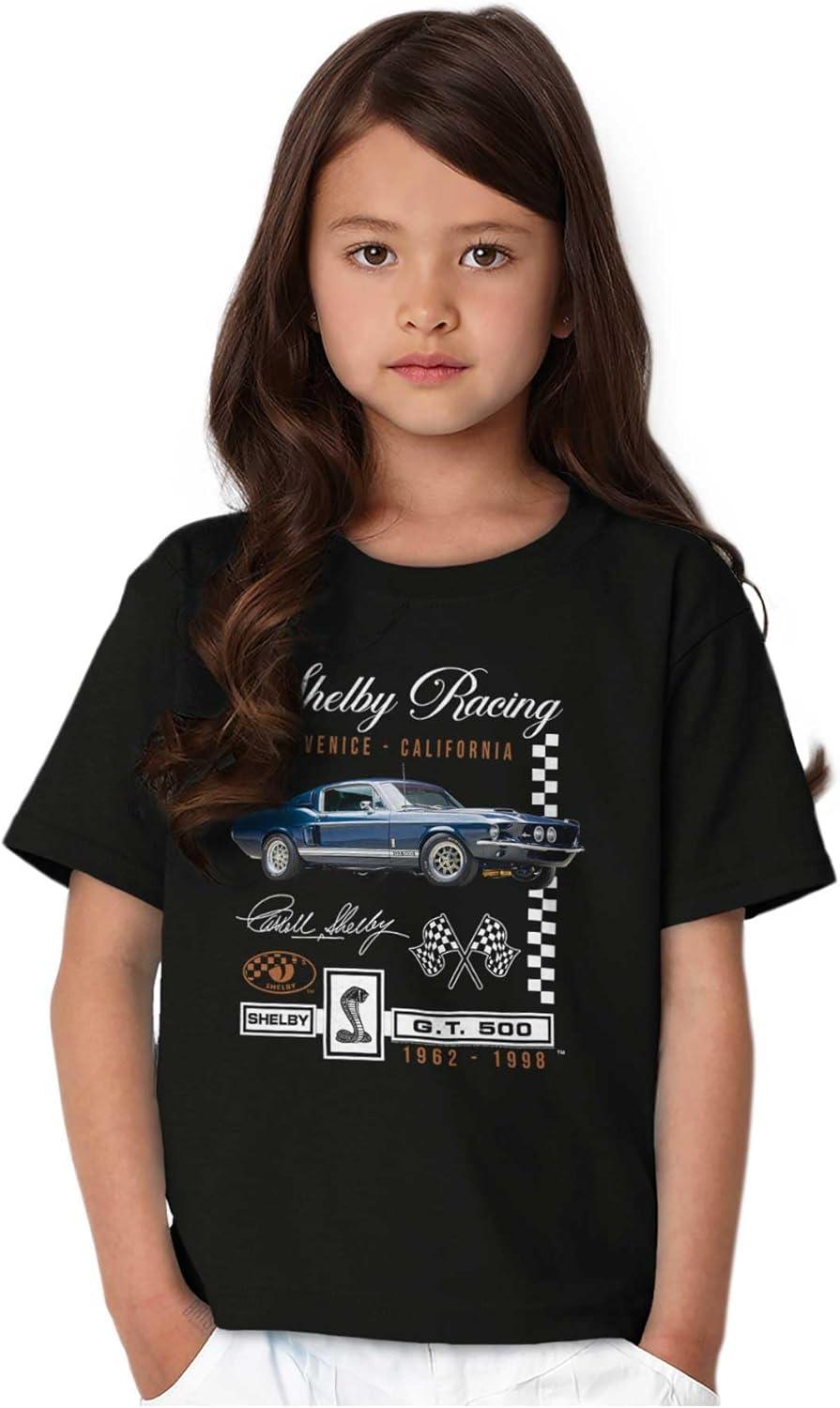 imageBrisco Brands Shelby Racing Venice California Crewneck T Shirts Boy GirlBlack