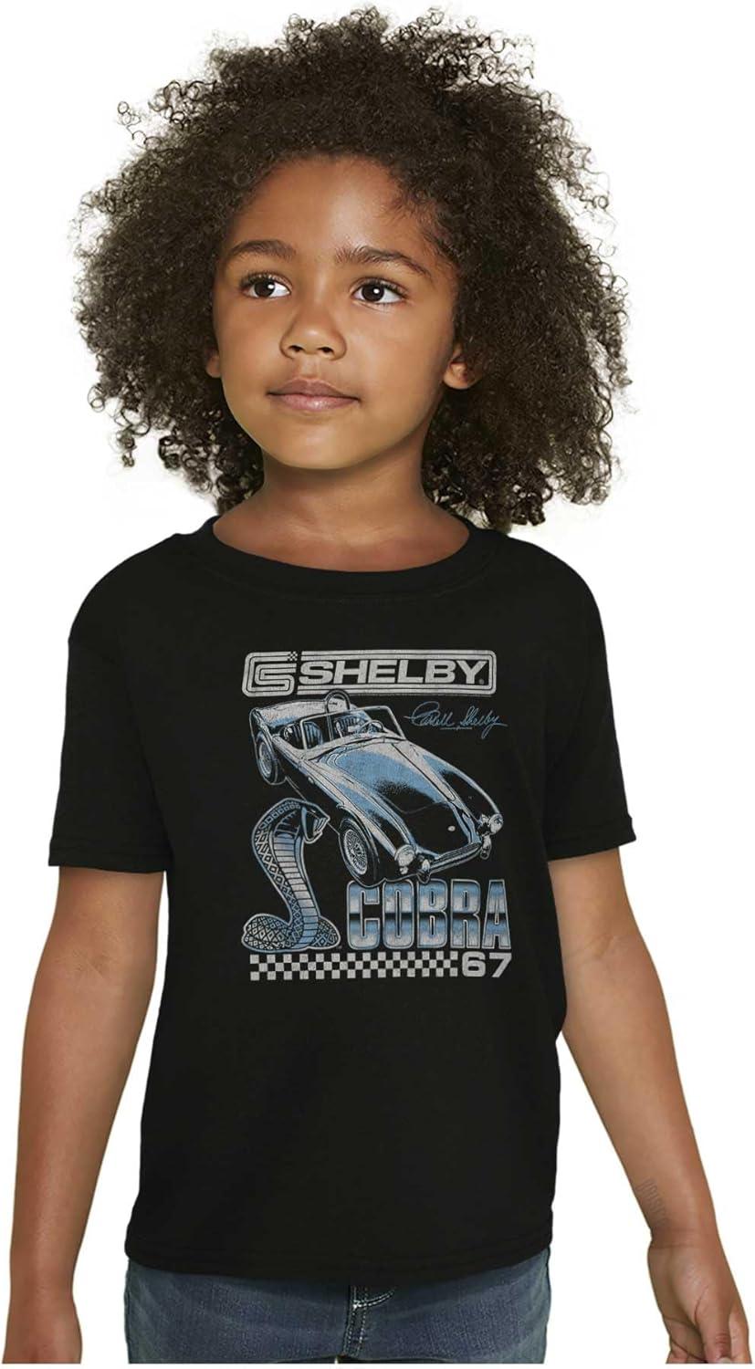 imageShelby Cobra Classic Muscle Car Crewneck T Shirts Boy GirlBlack