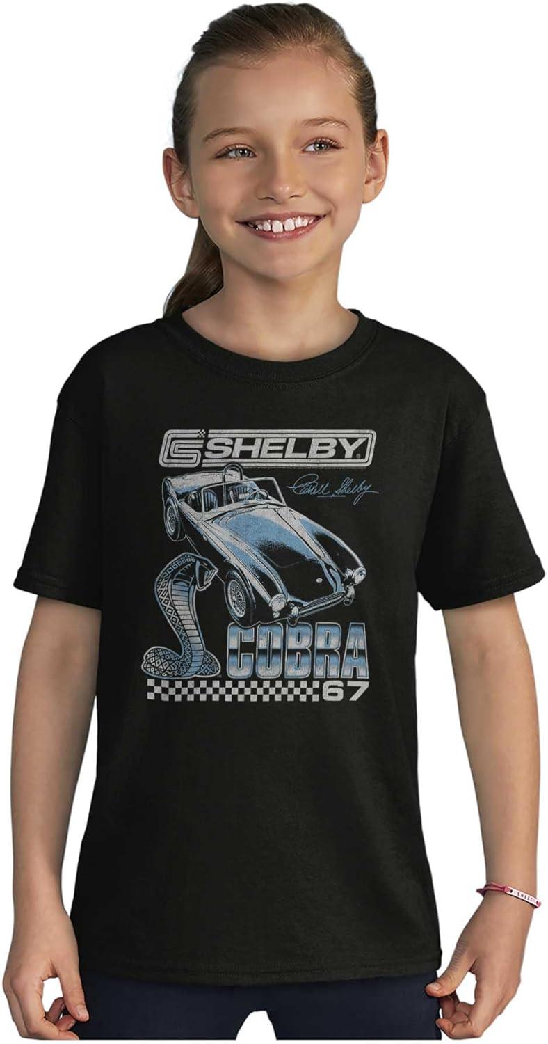 imageShelby Cobra Classic Muscle Car Crewneck T Shirts Boy GirlBlack
