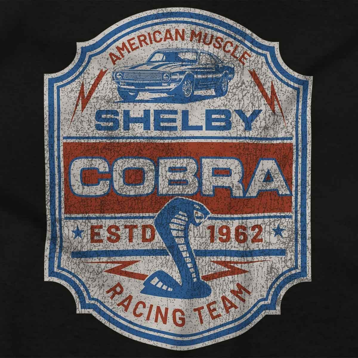imageShelby Cobra Racing Team Muscle Car Crewneck T Shirts Boy GirlBlack