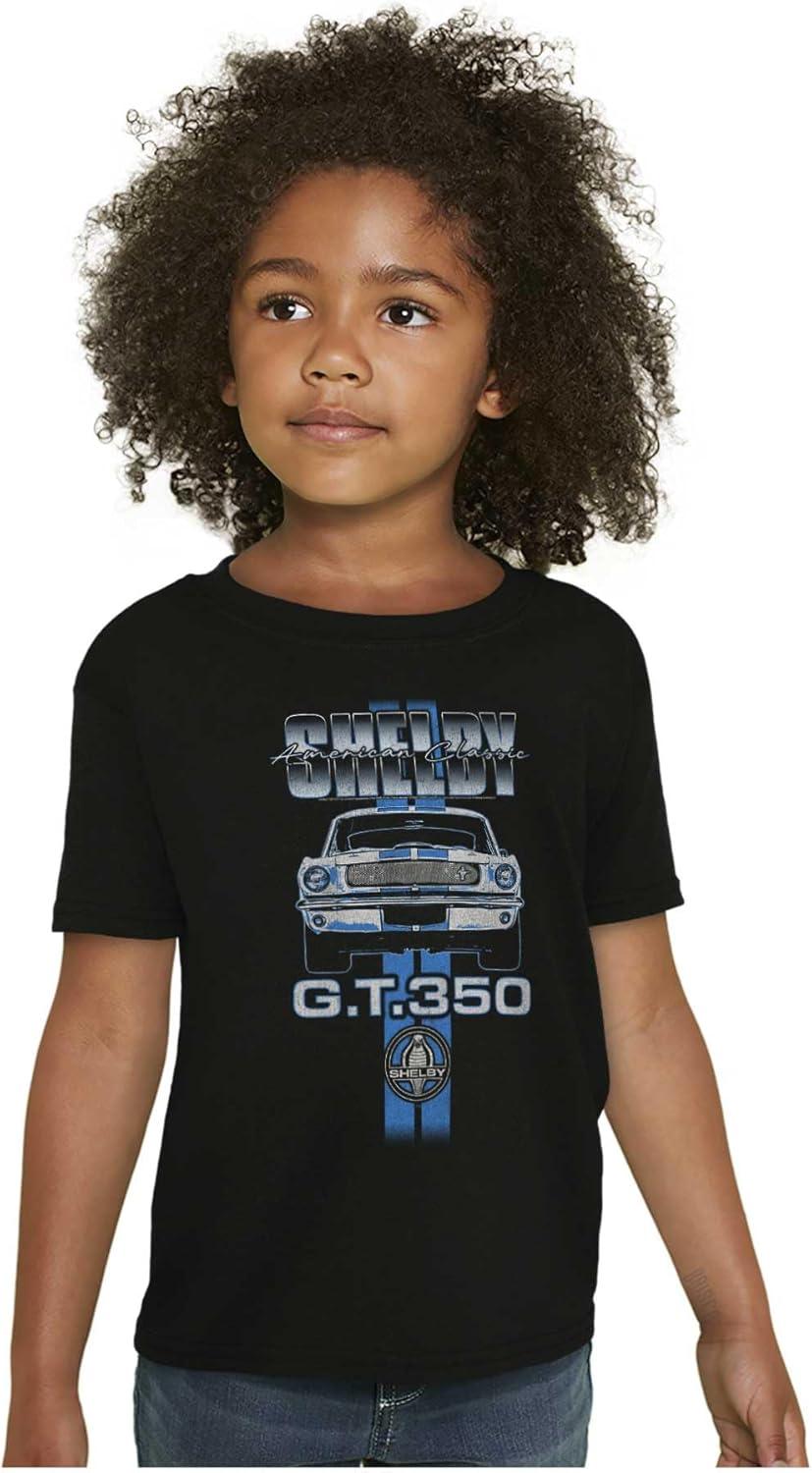 imageShelby GT 350 Classic Muscle Car Crewneck T Shirts Boy GirlBlack