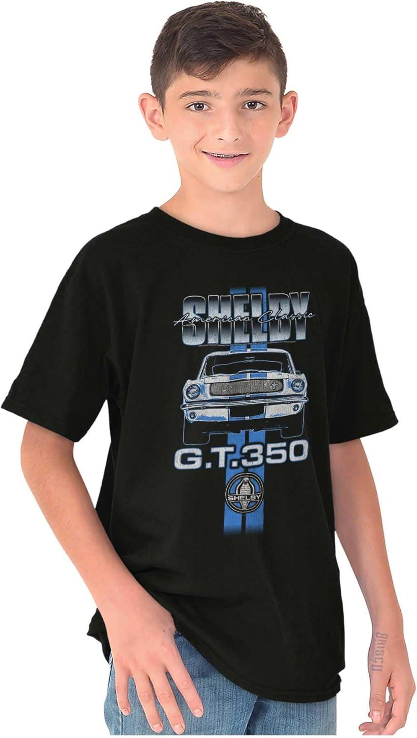 imageShelby GT 350 Classic Muscle Car Crewneck T Shirts Boy GirlBlack