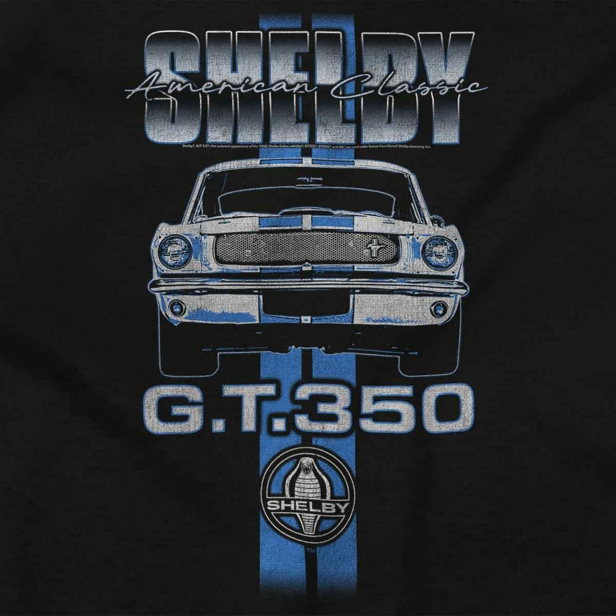 imageShelby GT 350 Classic Muscle Car Crewneck T Shirts Boy GirlBlack