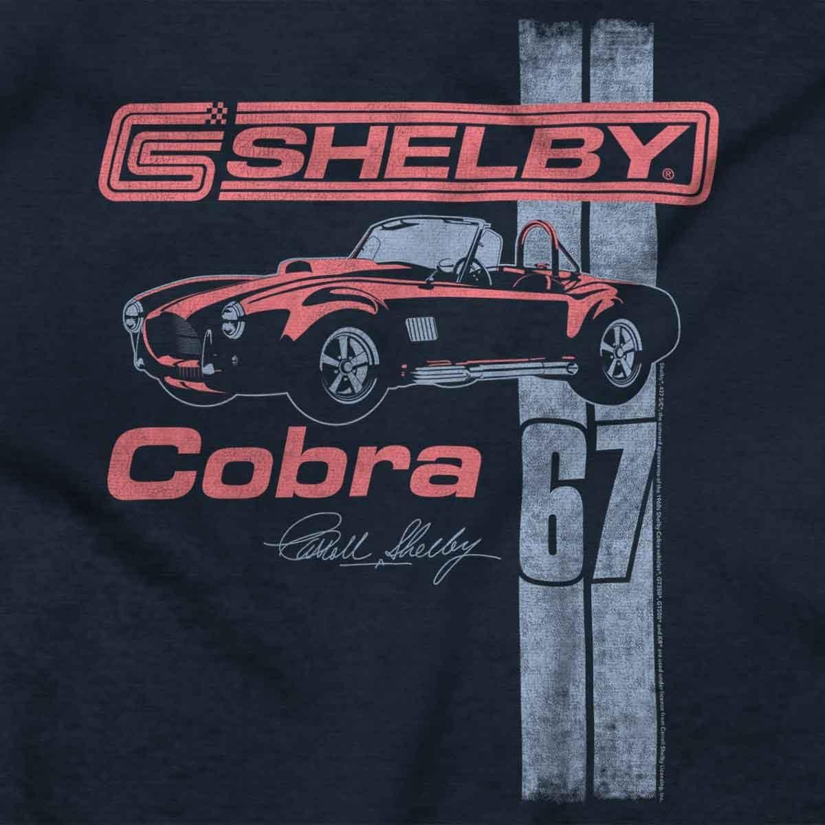 imageShelby Motors Cobra Muscle Car Crewneck T Shirts Boy GirlNavy