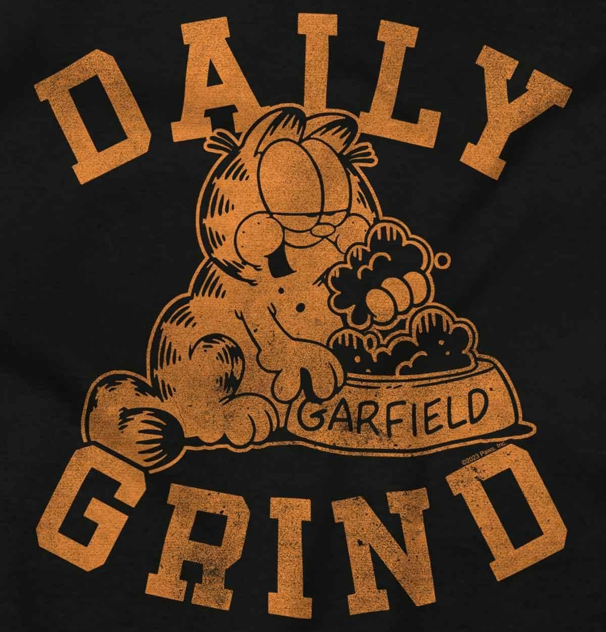 imageWomens Maternity Funny Garfield Cartoon Daily Grind Pregnancy DressBlack