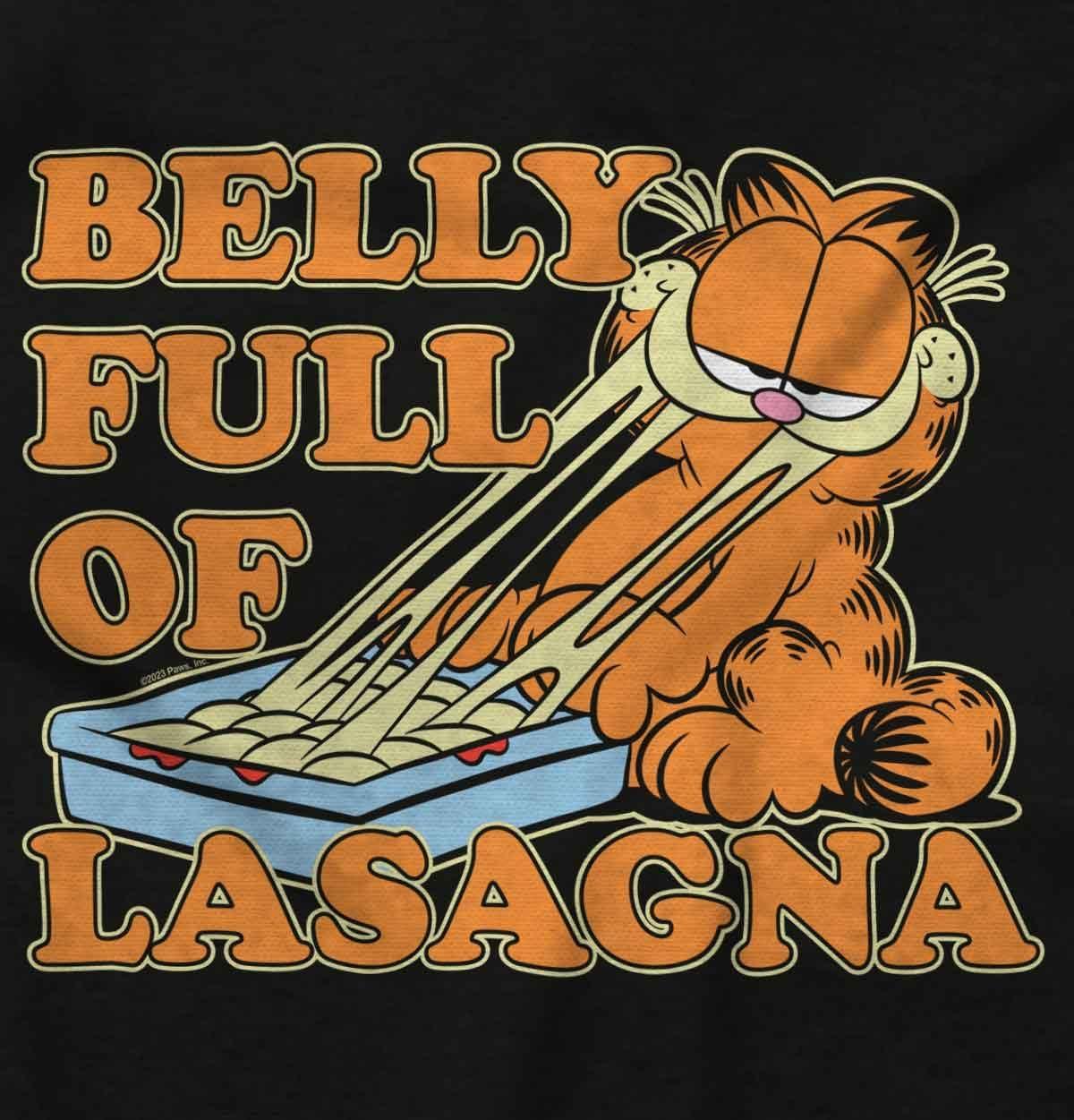 imageWomens Maternity Garfield Cartoon Full of Lasagna Pregnancy DressBlack