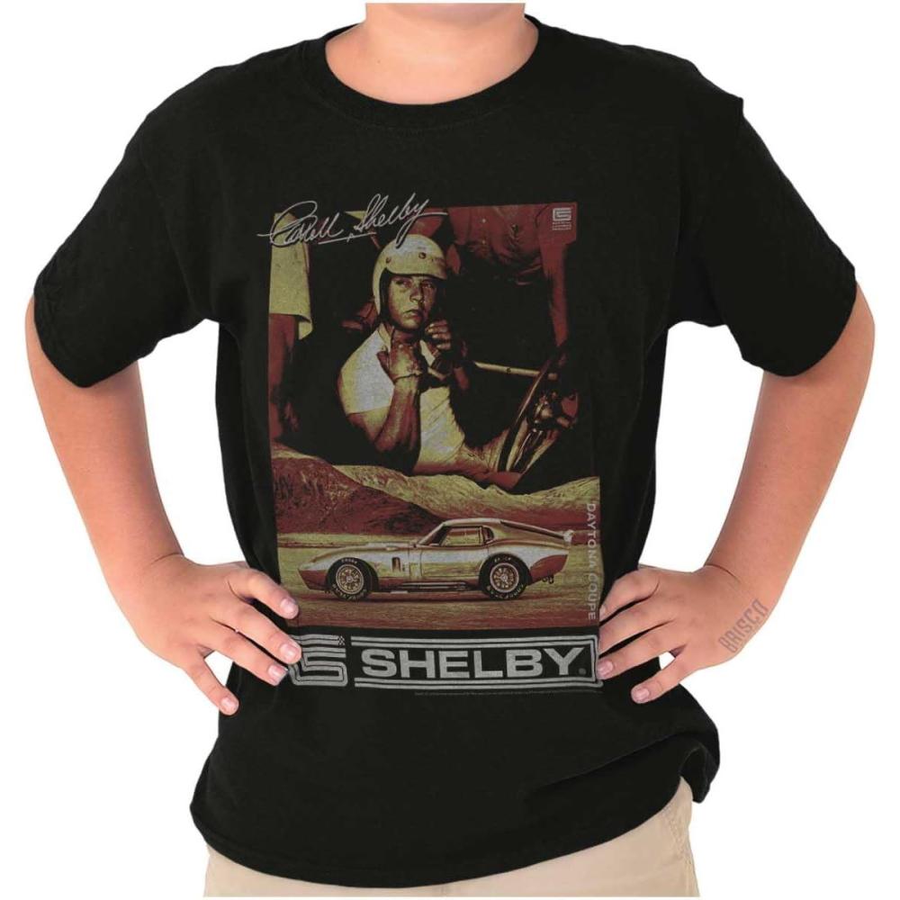 imageBrisco Brands Carroll Shelby Daytona Racecar Driver Crewneck T Shirts Boy Girl