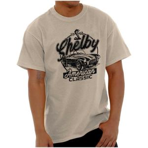 American Classic Shelby Racecar Graphic T Shirt Men or Women(Sand)