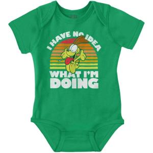 Brisco Brands Odie I Have No Idea What I’m Doing Baby Romper Boys or Girls