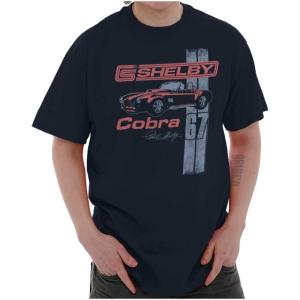 Shelby Motors Cobra Muscle Car Graphic T Shirt Men or Women(Navy)