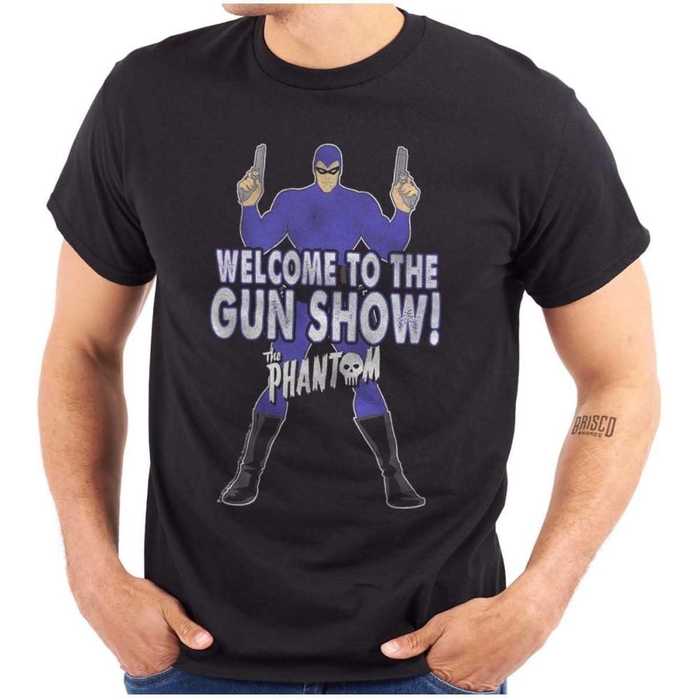 imageBrisco Brands The Phantom Welcome to The Gun Show Graphic T Shirt Men or WomenBlack