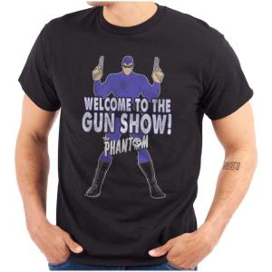 Brisco Brands The Phantom Welcome to The Gun Show Graphic T Shirt Men or Women(Black)