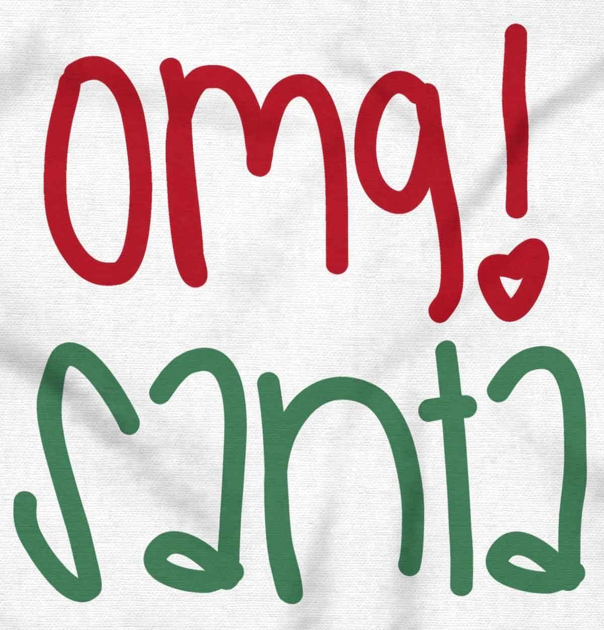 imageBrisco Brands Christmas Xmas OMG Santa Claus Baby Bodysuit Jumper GirlsWhite