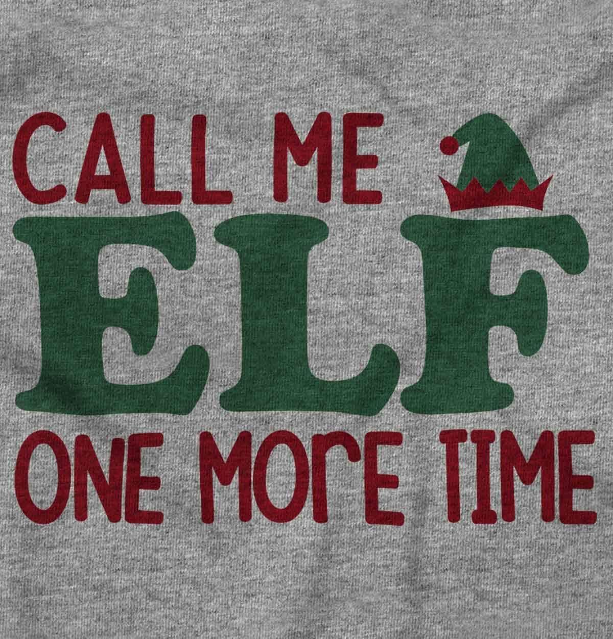 imageChristmas Call Me Elf One More Time Toddler Boy Girl T ShirtHeather